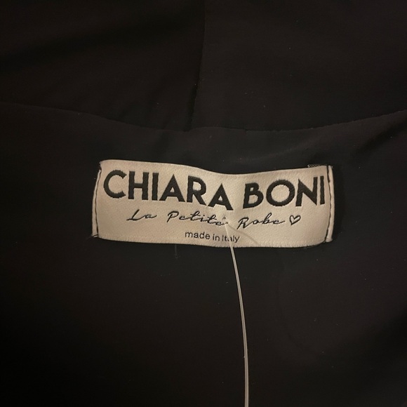 Chiara Boni Destiny Velvet Tulle Maxi Evening Formal Gown Dress US 16 IT 52 NWT - Picture 7 of 12